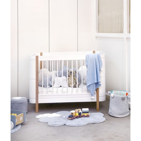 Covor pentru copii albastru deschis lavabil/țesut manual din bumbac 70x100 cm Mini Dream – Lorena Canals-image-1