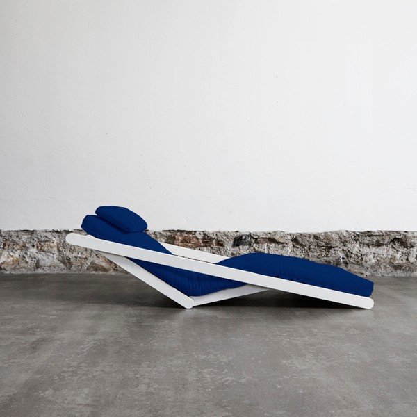 Șezlong extensibil Karup Figo White/Royal-image-2