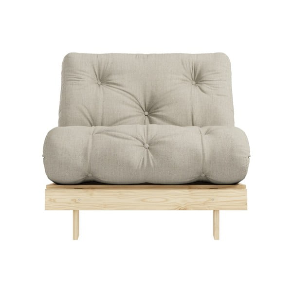 Fotoliu grej extensibil cu tapițerie din in Roots – Karup Design-image-3