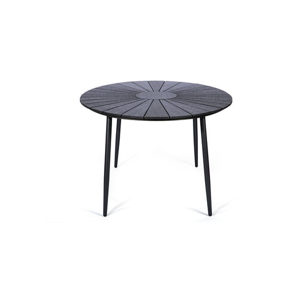 Masă de grădină cu blat artwood Bonami Selection Marienlist, 190 x 115 cm, negru-image-3