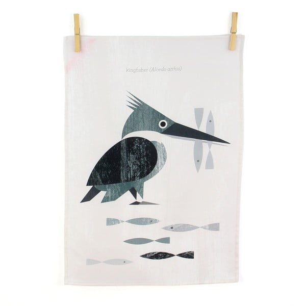 Set 2 prosoape din bumbac pentru bucătărie Happy Friday Basic Kingfisher, 70 x 50 cm-image-2