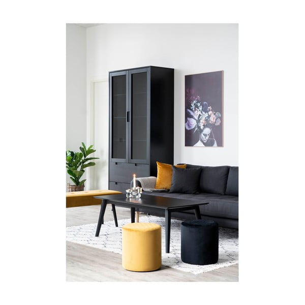 Puf House Nordic Ejby, ø 34 cm, negru-image-3