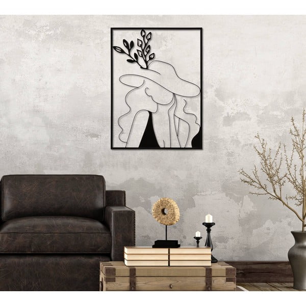 Decorațiune de perete din metal 60x80 cm Elegant – Mauro Ferretti-image-1