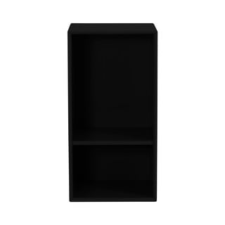Bibliotecă suspendată Tenzo Z Halfcube, 70 x 36 cm, negru