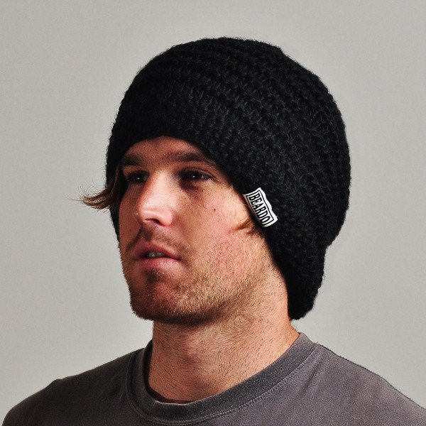 Căciulă cu barbă detașabilă, Beardo Original, gri-negru-image-1