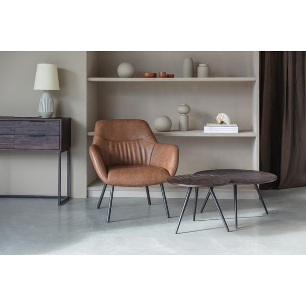 Fotoliu maro Dude – White Label-image-1