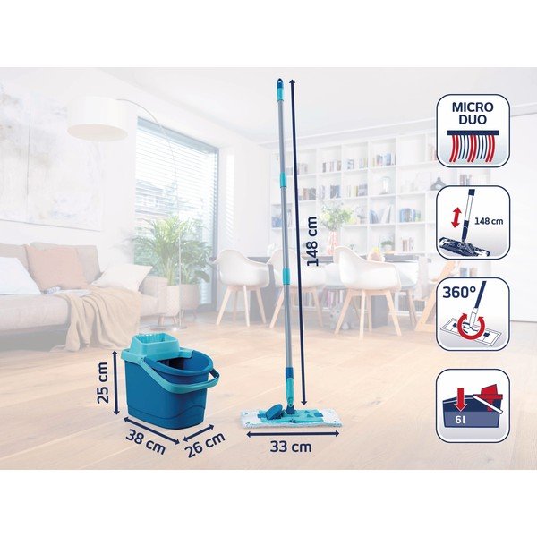 Mop cu găleată PowerClean M – LEIFHEIT-image-2