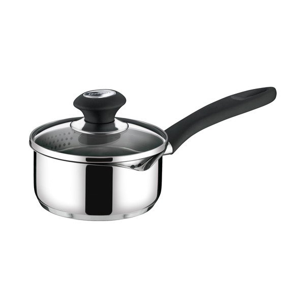 Oală cu 2 buc. mâner lung și capac Tescoma Presto, 1,25 l