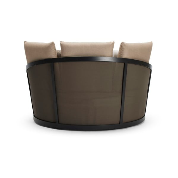 Șezlong de grădină bej capitonat Cielo – Diphano-image-3