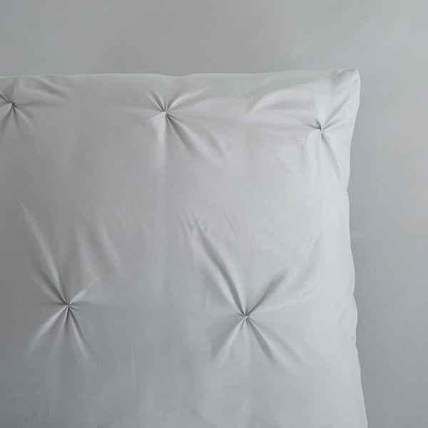 Lenjerie de pat gri din microfibră pentru pat de o persoană/extinsă 140x220 cm Pure Elegance – Good Morning-image-2