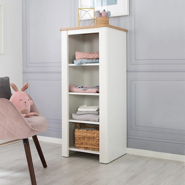 Bibliotecă pentru copii  albă 49x116 cm Ava – Roba-image-1