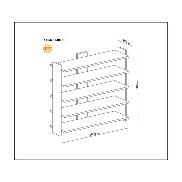Suport pentru pantofi Vesa - Gauge Concept-image-3