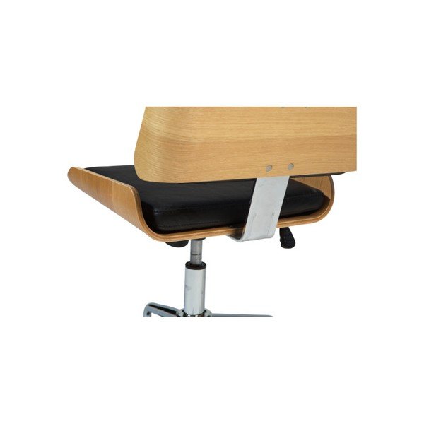 Scaun de birou DAN-FORM Denmark Retro, negru-image-2