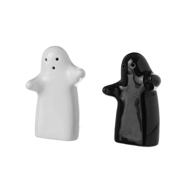 Set solniță și piperniță cu suport Ghosts – Casa Selección-image-1