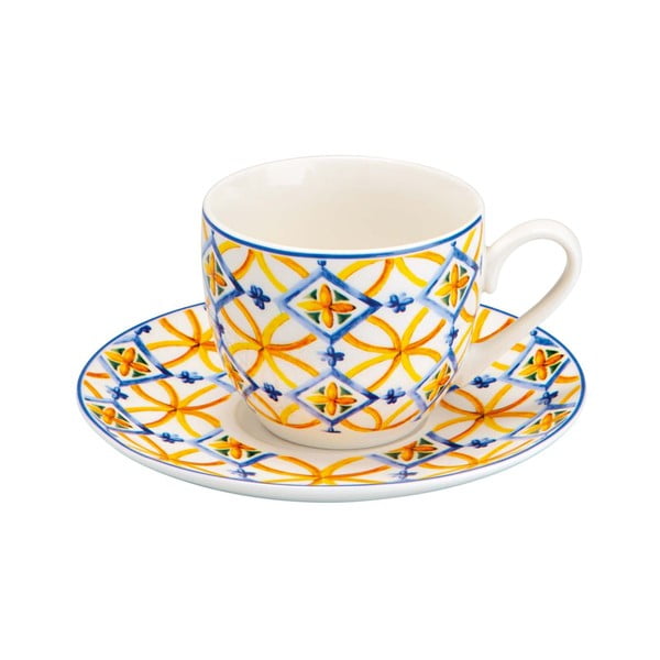 Set 6 cești cu farfurioară Brandani Medicea-image-1