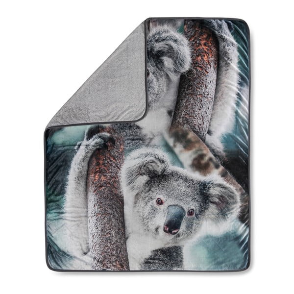 Pătură Muller Textiels Koala Grey, 130 x 160 cm