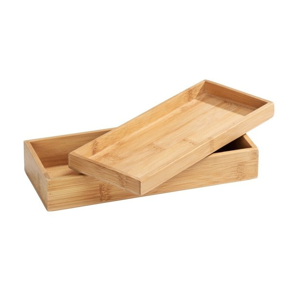Cutie din bambus cu tăviță Wenko Terra-image-3