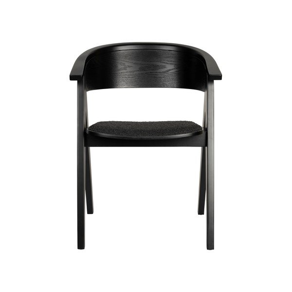 Scaun de living negru cu cotiere tapițat NDSM – Zuiver-image-3