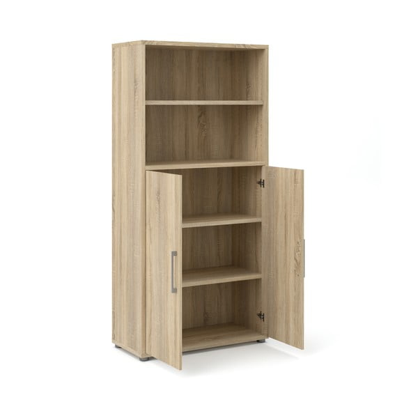 Bibliotecă modulară  cu aspect de lemn de stejar 89x189 cm Prima – Tvilum-image-3
