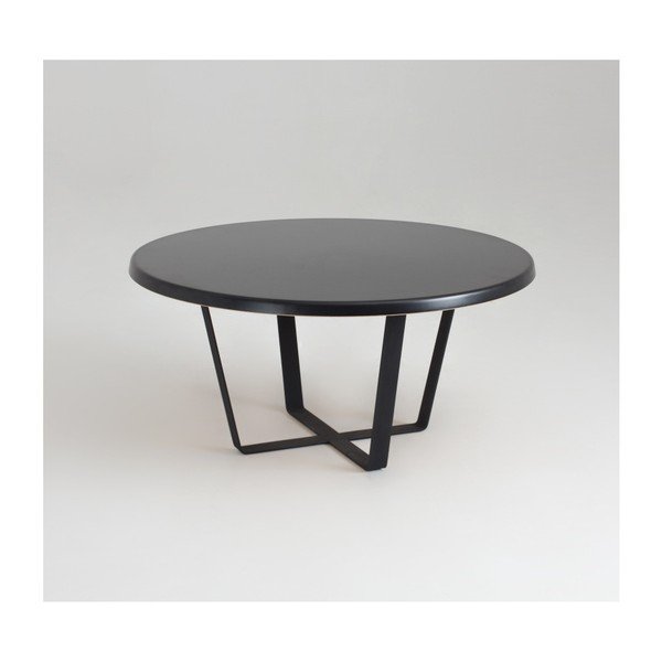 Măsuță de cafea Custom Form Mapple, Ø 80 cm, negru -image-3