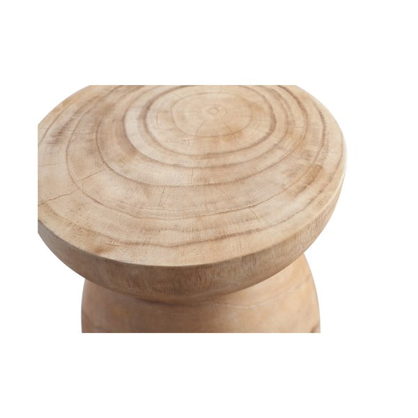 Taburet din lemn paulownia pentru grădină WOOOD Bink-image-2