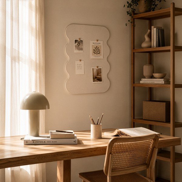 Tablă de scris acustică 45x60 cm Waves – Styler-image-3