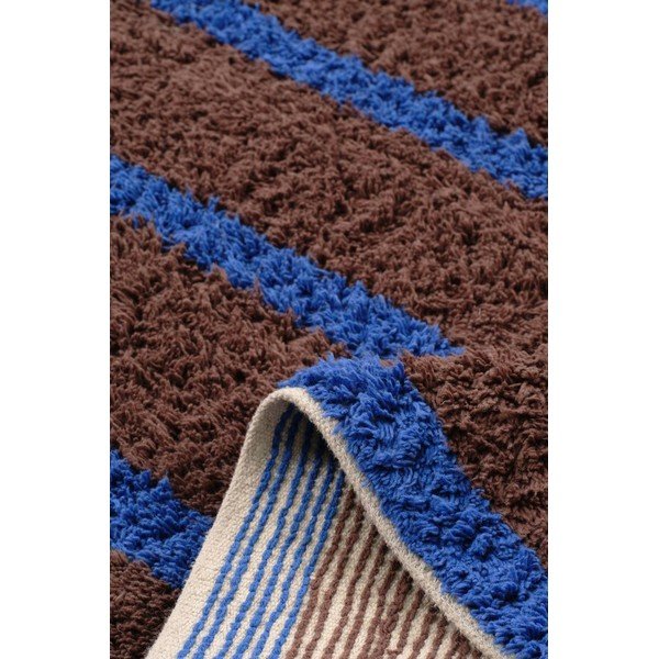 Covor albastru/maro din bumbac 200x300 cm Mika – Jotex-image-2