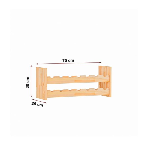 Raft pentru sticle de vin, 14 sticle Carol – Kalune Design-image-4