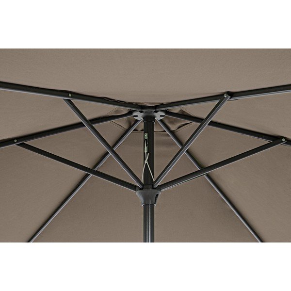 Umbrelă de soare taupe ø 270 cm Kalife – Bizzotto-image-3