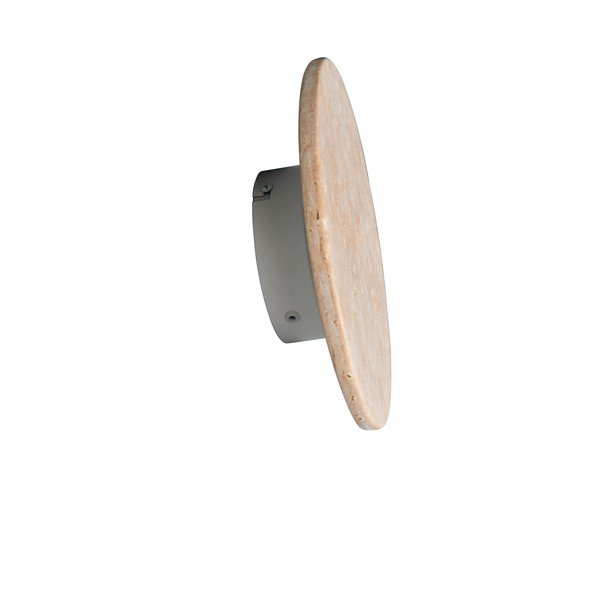 Aplică de perete alb mat LED cu intensitate reglabilă din piatră Bobbin – Trio Select-image-4