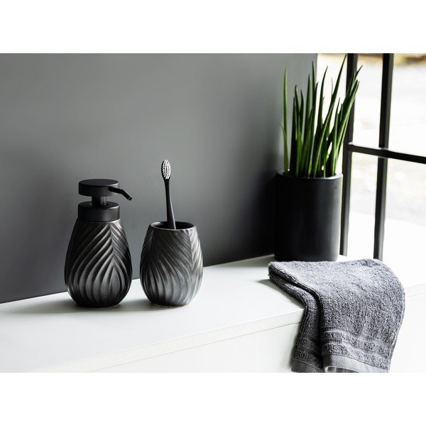 Set de accesorii de baie gri antracit din ceramică Idro – Wenko-image-1