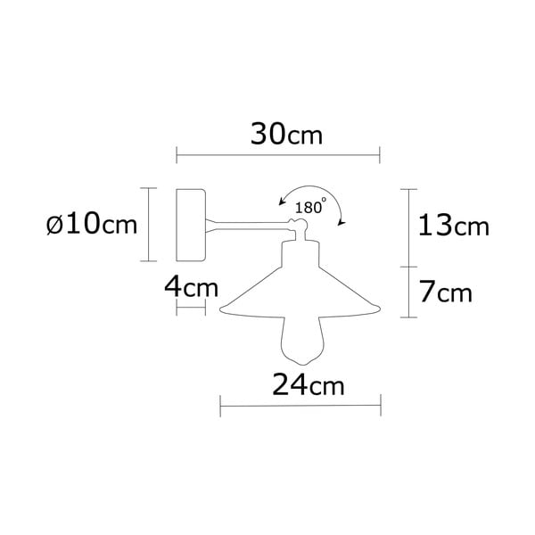 Aplică de perete turcoaz/în culoare naturală ø 24 cm Manavgat – Opviq lights-image-3