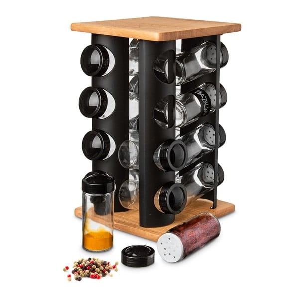 Set recipiente de condimente 16 buc. Black – Orion-image-1