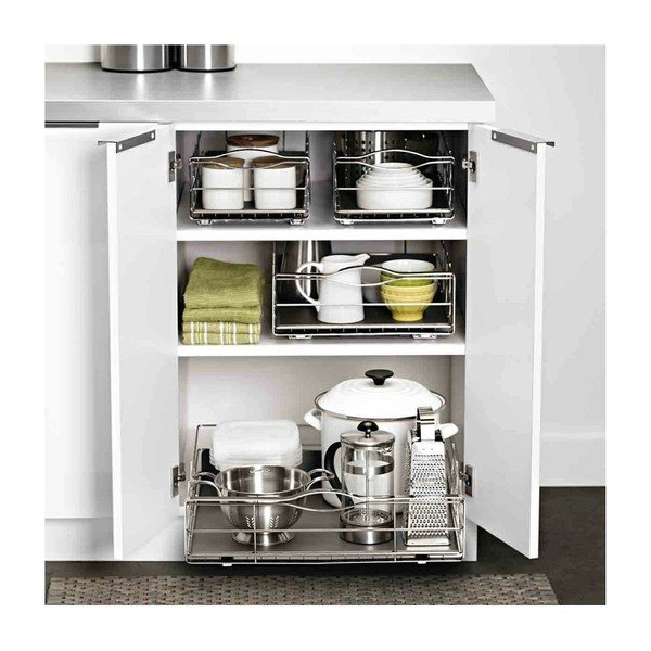 Organizator de bucătărie din oțel inoxidabil - simplehuman-image-1