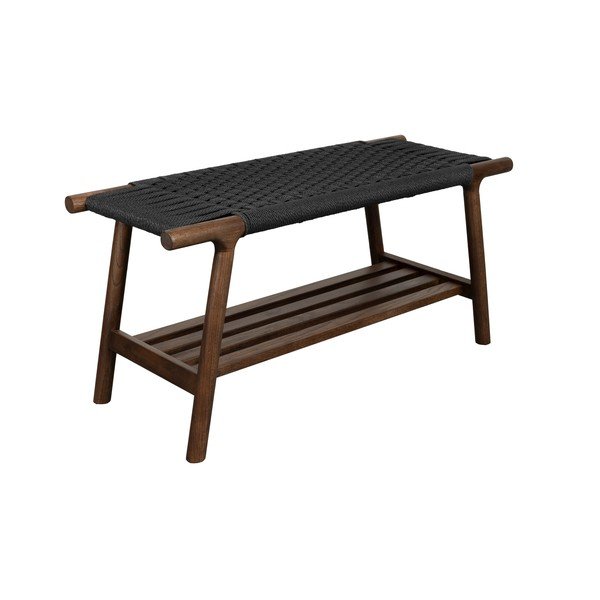 Bancă în culoare naturală închisă din lemn masiv Kintaro – Dutchbone-image-2