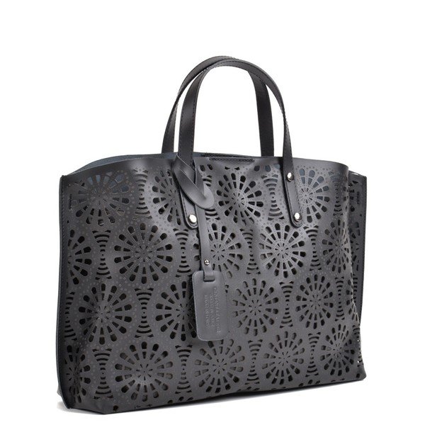 Geantă din piele Mangotti Bags Lulia, negru-image-1