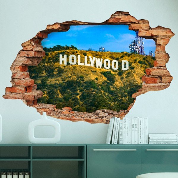 Autocolant Ambiance Landscape Hollywood Hill, 60 x 90 cm-image-1