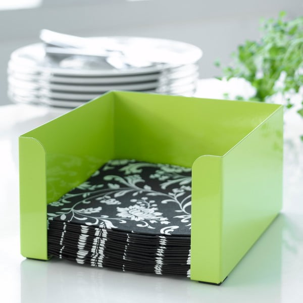 Cutie verde pentru șervețele Steel Function, 17,5 x 17,5 cm