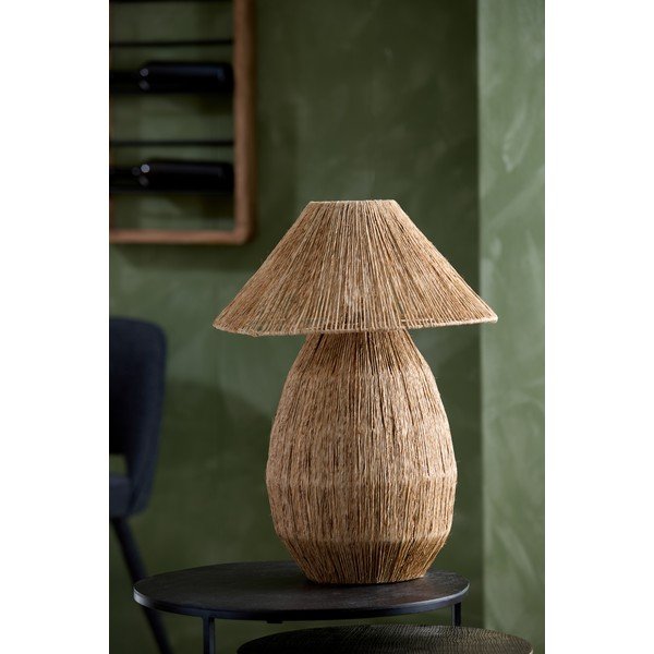 Veioză în culoare naturală cu abajur din iută (înălțime 55 cm) Maruva – Light & Living-image-2