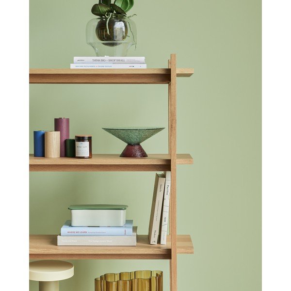 Bol roșu/albastru pentru fructe din sticlă ø 25 cm Bonbon – Hübsch-image-1