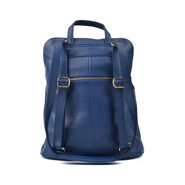 Rucsac din piele Isabella Rhea Turo, albastru-image-4
