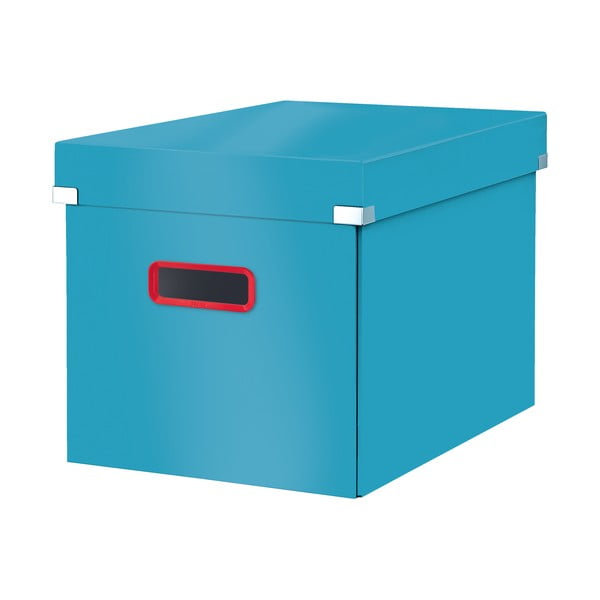 Cutie de depozitare albastră din carton cu capac 32x36x31 cm Click&Store – Leitz