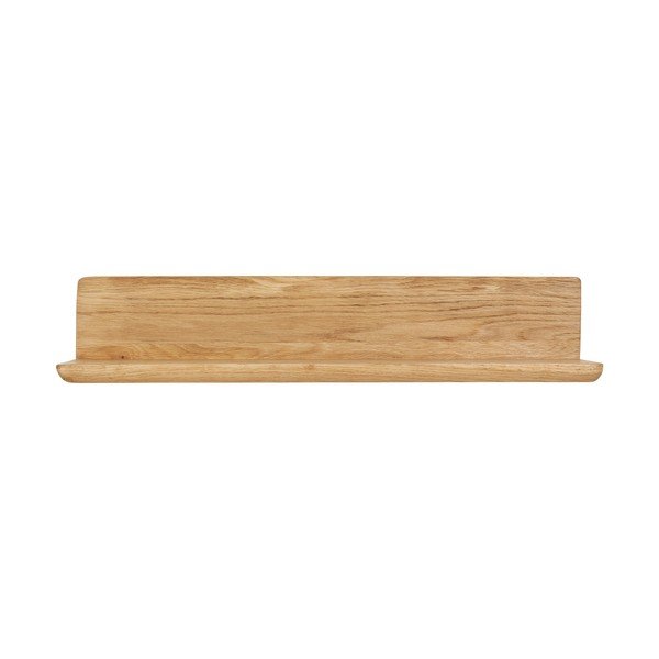 Raft în culoare naturală deschisă din lemn de stejar 60 cm Salina – House Nordic-image-3