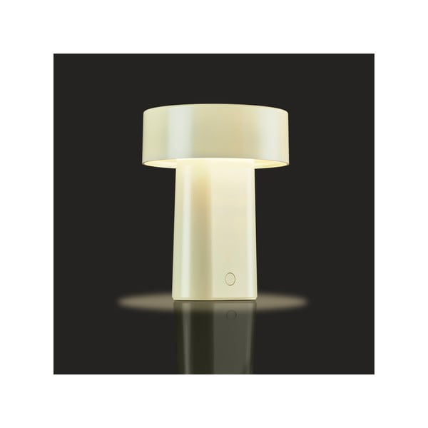 Veioză verde-deschis LED din plastic (înălțime 18 cm) Oblong – Zone-image-2