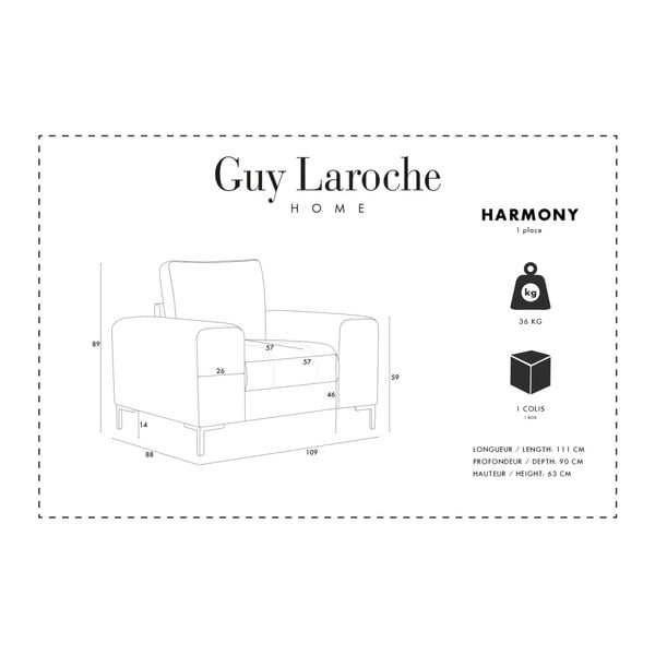 Fotoliu Guy Laroche Harmony, mov-image-2