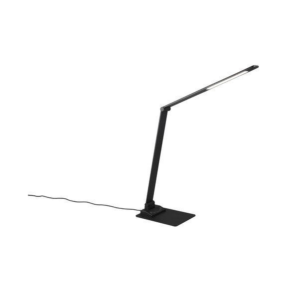 Veioză neagră LED cu intensitate reglabilă (înălțime 72 cm) Travis – Trio-image-3