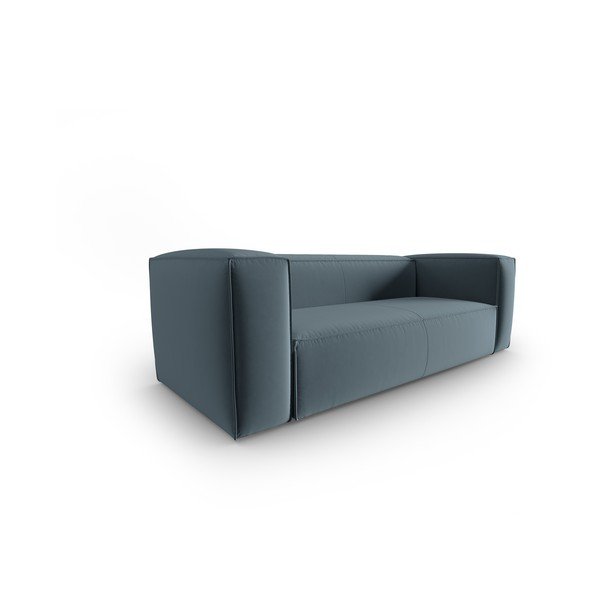 Canapea albastră cu tapițerie din catifea 200 cm Mackay – Cosmopolitan Design-image-2