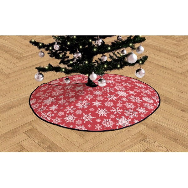 Covor din bumbac pentru bradul de Crăciun Butter Kings Freezy Snowflakes, ø 130 cm-image-2