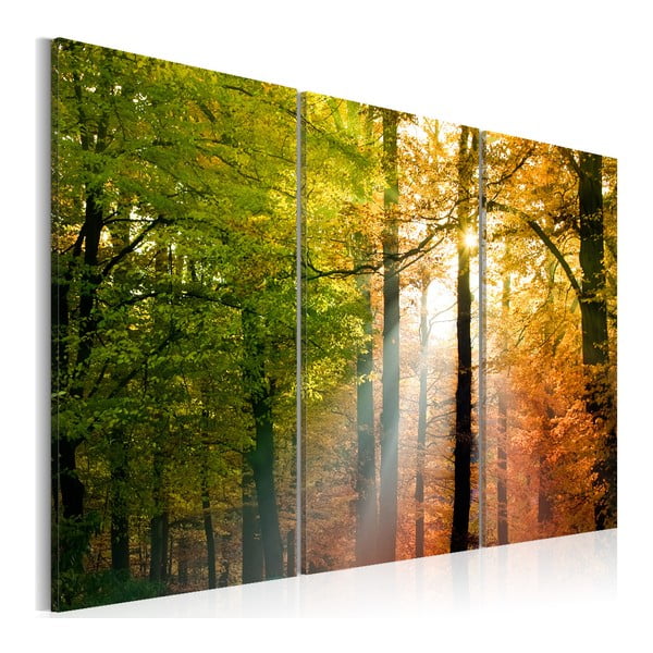Tablou pe pânză Artgeist Autumn Forest, 120 x 80 cm