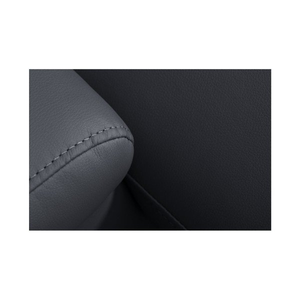 Canapea cu șezlong pe partea stângă Florenzzi Bossi Medium, gri antracit-image-1